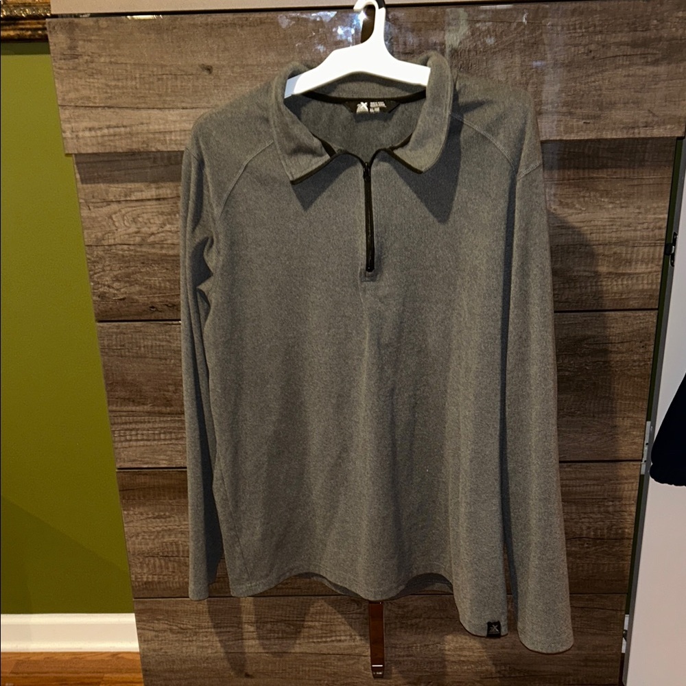 Zeroxposer Gray Quarter-Zip Pullover